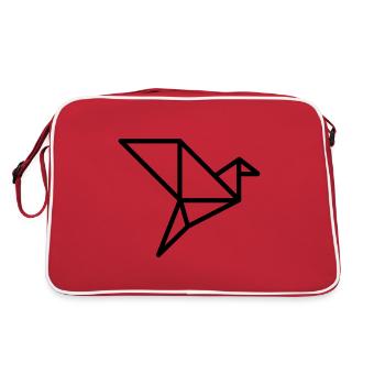 ORIGAMI COCOTTE - Sac Retro - rouge/blanc - Dos