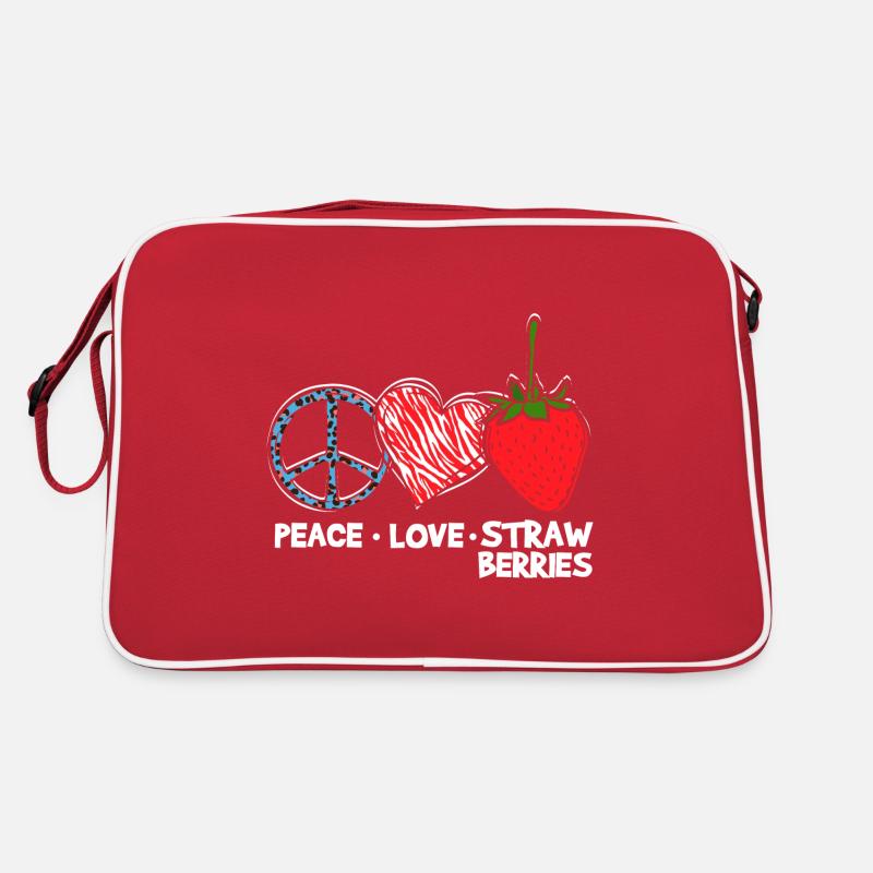Fraise mignonne Sac Retro
