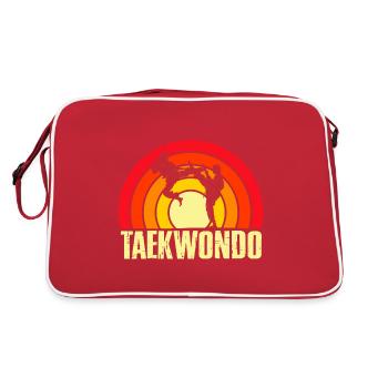 Taekwondo - Sac Retro - rouge/blanc - Dos