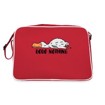 Dodo rien - Sac Retro - rouge/blanc - Dos