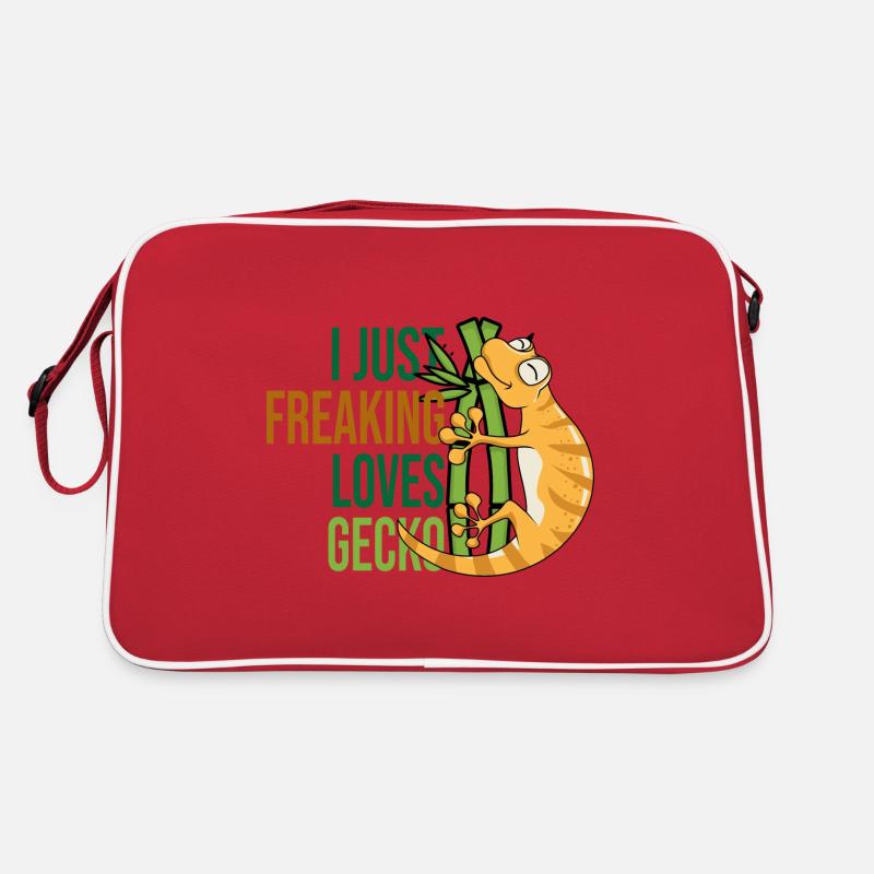 I just freaking loves Gecko Retro Tasche