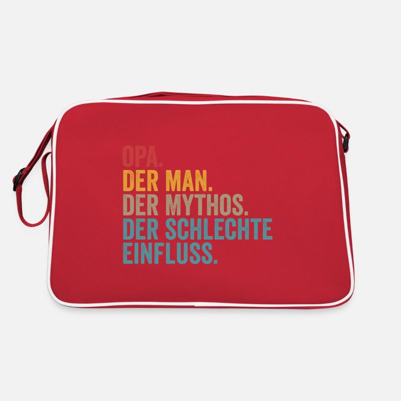 Großvater Opa Retro Tasche