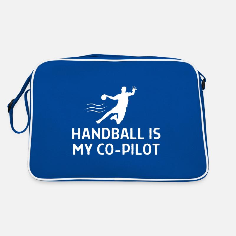Handball Handballer Spruch Geschenk Retro Tasche
