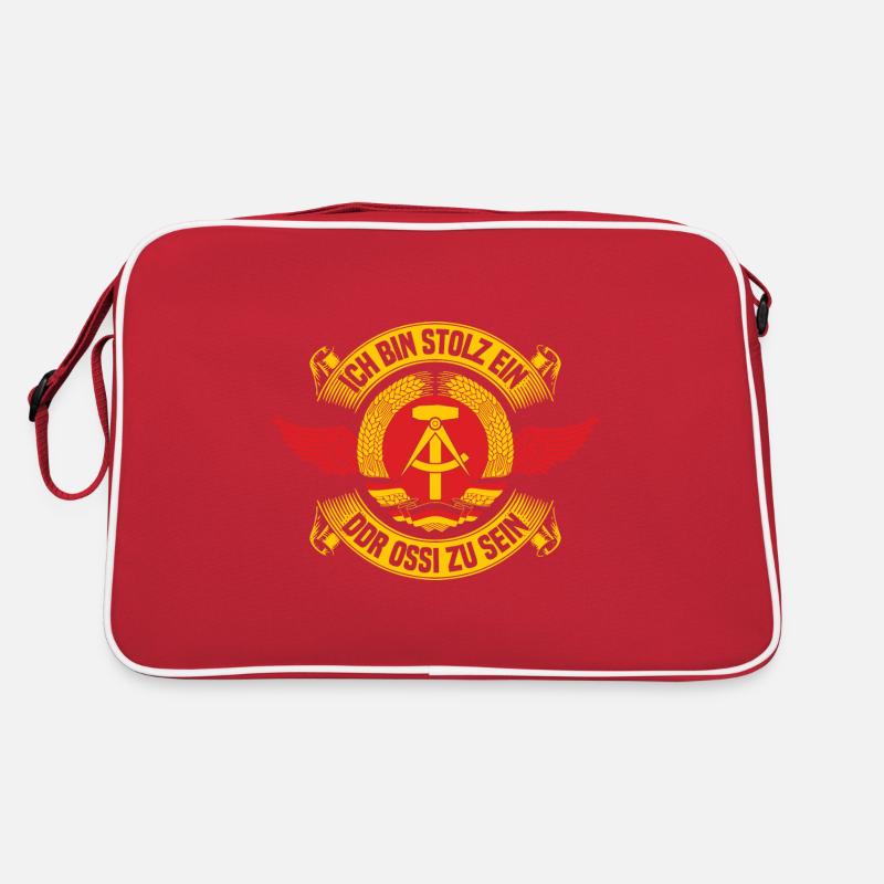 Ich Bin Stolz DDR Ossi Zu Sein Retro Tasche