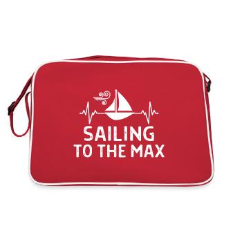 Sailor Sailor Sailor Captain Gift Dictons - Sac Retro - rouge/blanc - Dos