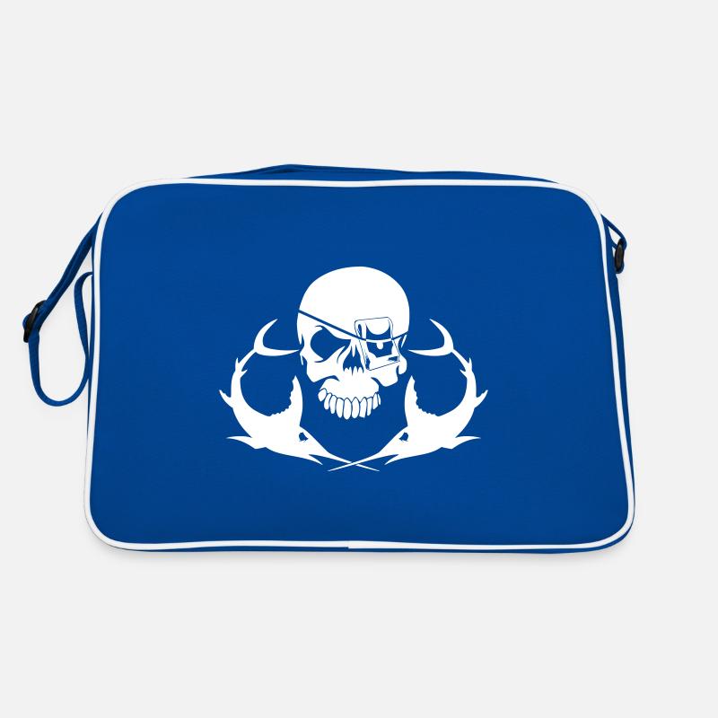 Schwertfisch Jolly roger Retro Tasche