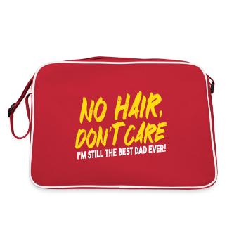 Papa Papa Dad Blagues Cadeau Fête des Pères - Sac Retro - rouge/blanc - Dos