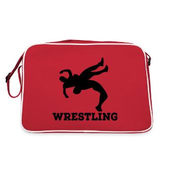 Wrestling - Retro Bag - red/white - Back
