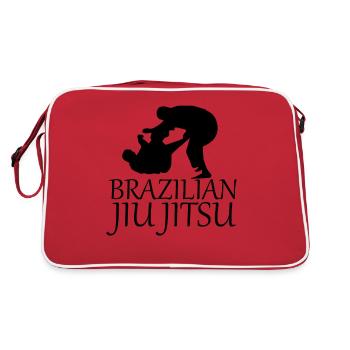 brazilian jiu jitsu - Retro Bag - red/white - Back