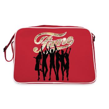 Fame party gifts shirt - Retro Bag - red/white - Back