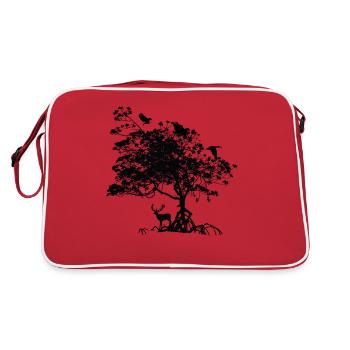 cadeau des arbres - Sac Retro - rouge/blanc - Dos