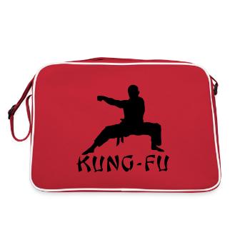 chemise cadeau kung-fu - Sac Retro - rouge/blanc - Dos