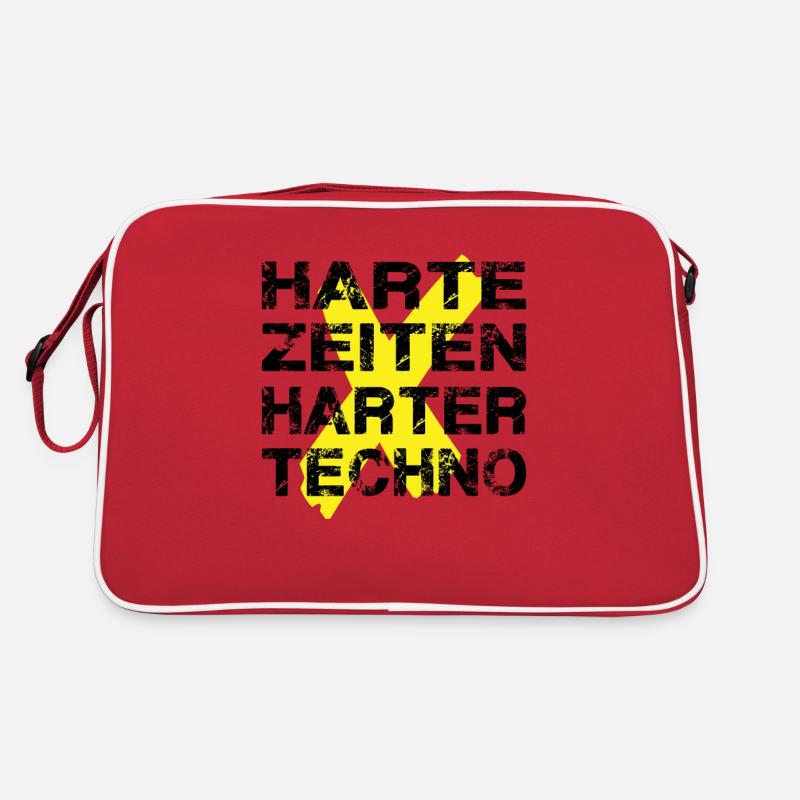 Hard times Hard techno Retro Bag