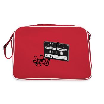 Chemise cadeau musique vintage cassette vintage - Sac Retro - rouge/blanc - Dos