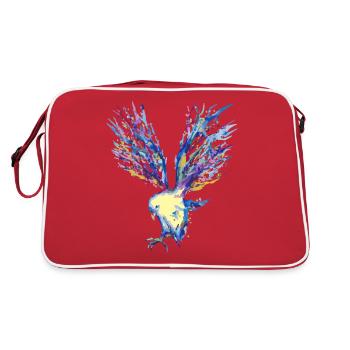 Color Bird - Retro Bag - red/white - Back