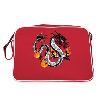 Dragon Dragons Conception dragon - Sac Retro - rouge/blanc - Dos
