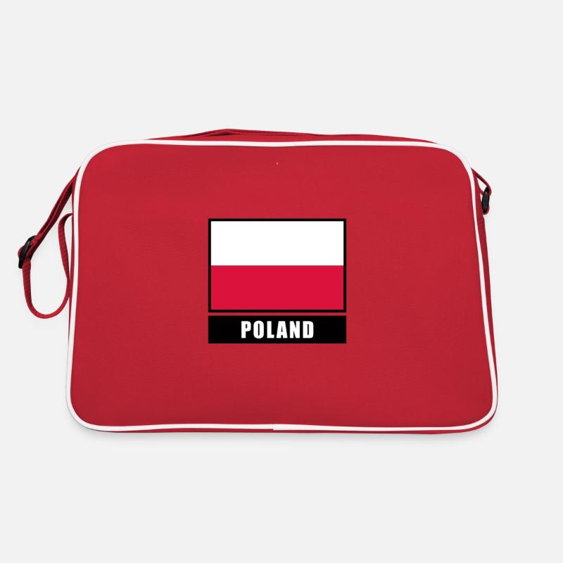 Pologne drapeau polonais Drapeau Sac Retro