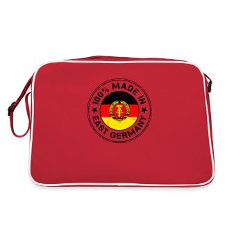 Drapeau de drapeau de l'Allemagne de l'Est DDR - Sac Retro - rouge/blanc - Dos