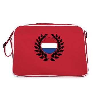 Netherlands Holland Dutch Flag Flag - Retro Bag - red/white - Back