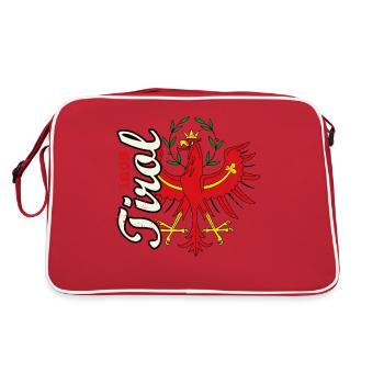Tyrol 1809 Tyroliens Armoiries Armoiries cadeaux hommes - Sac Retro - rouge/blanc - Dos