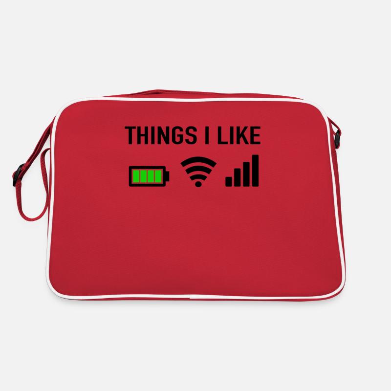 Things I Like - Programmierer Gamer Computer Nerd Retro Tasche