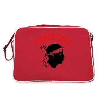Sardaigne Vacances Sardegna Sardinia - Sac Retro - rouge/blanc - Dos