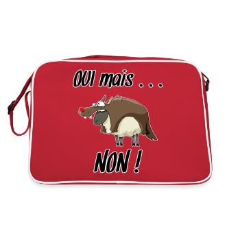 Oui mais Non! - Sac Retro - rouge/blanc - Dos