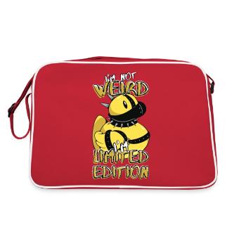 Funny Cartoon Squeaky Duck - Édition Limitée - Sac Retro - rouge/blanc - Dos
