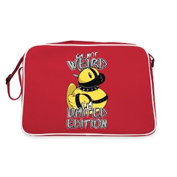 Funny Cartoon Squeaky Duck - Édition Limitée - Sac Retro - rouge/blanc - Dos