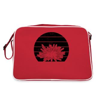 Sea Urchin Sunset Sea Urchin Lovers - Sea Urchins - Retro Bag - red/white - Back
