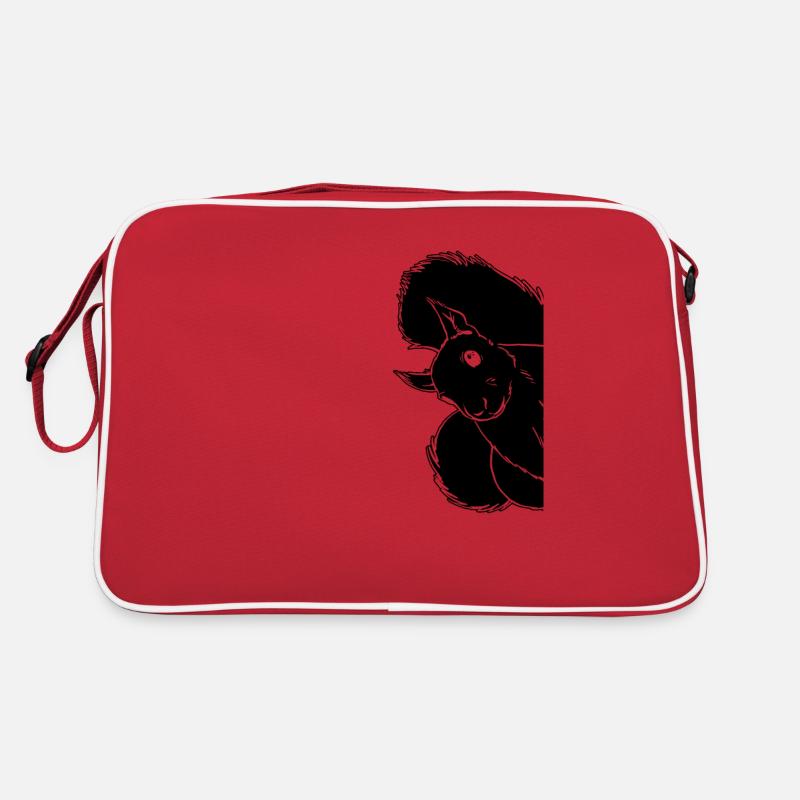 Écureuil — Drôle d’écureuil, mignon Sac Retro