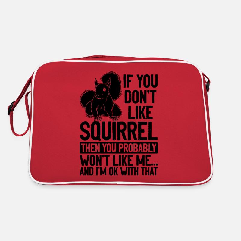 Squirrel Lover Squirrel Owner - Retro Bag