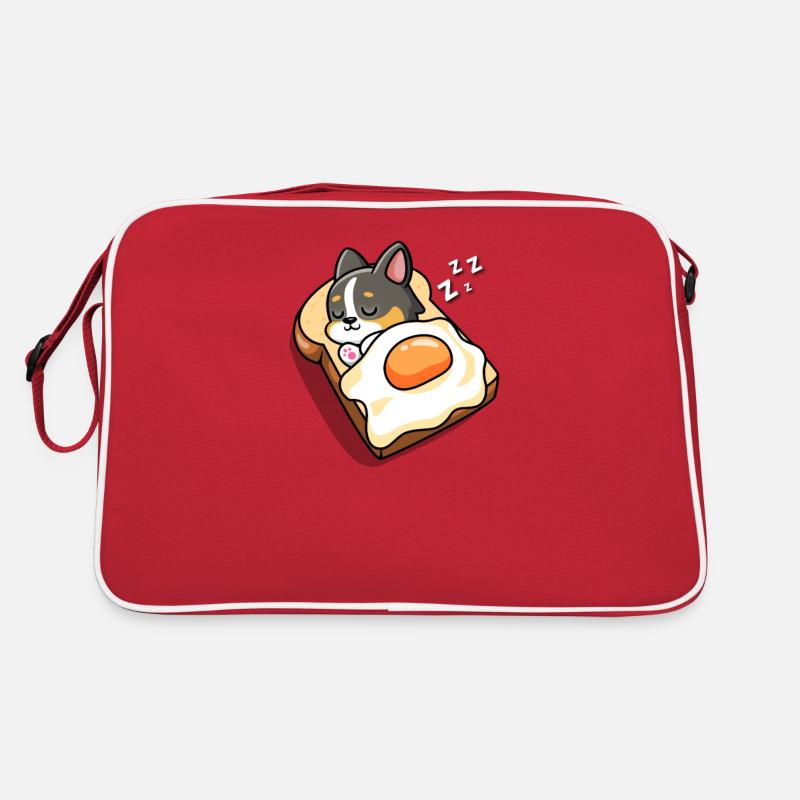 Black Tricolor Corgi Retro Bag