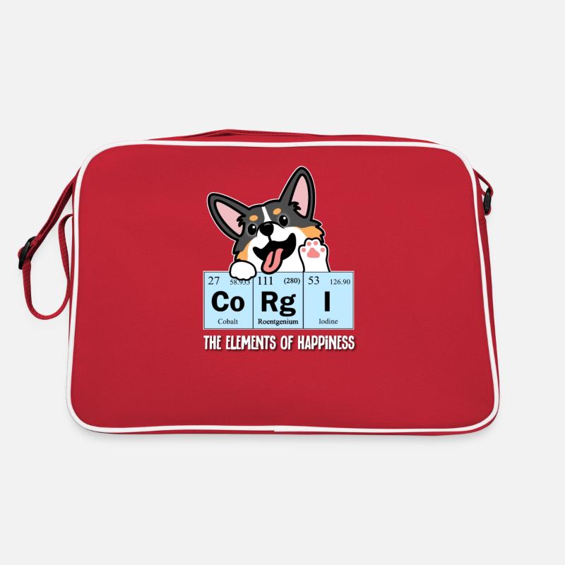 Corgi tricolore noir Sac Retro