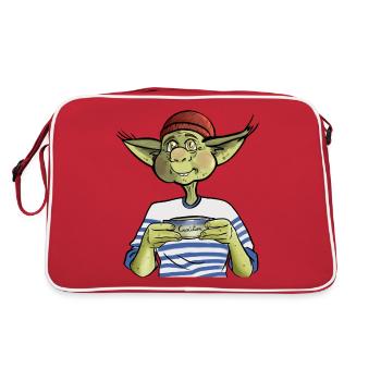 Korrigan breizh - Sac Retro - rouge/blanc - Dos