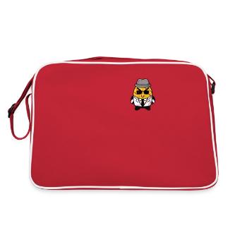 Akaii Pineapple mignon dans Gangster Pocket Grunge - Sac Retro - rouge/blanc - Dos