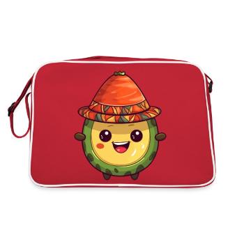 Avocat péruvien - Sac Retro - rouge/blanc - Dos