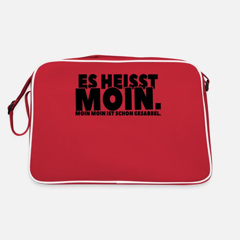 Moin Moin Sabbel-Spaß Retro Tasche