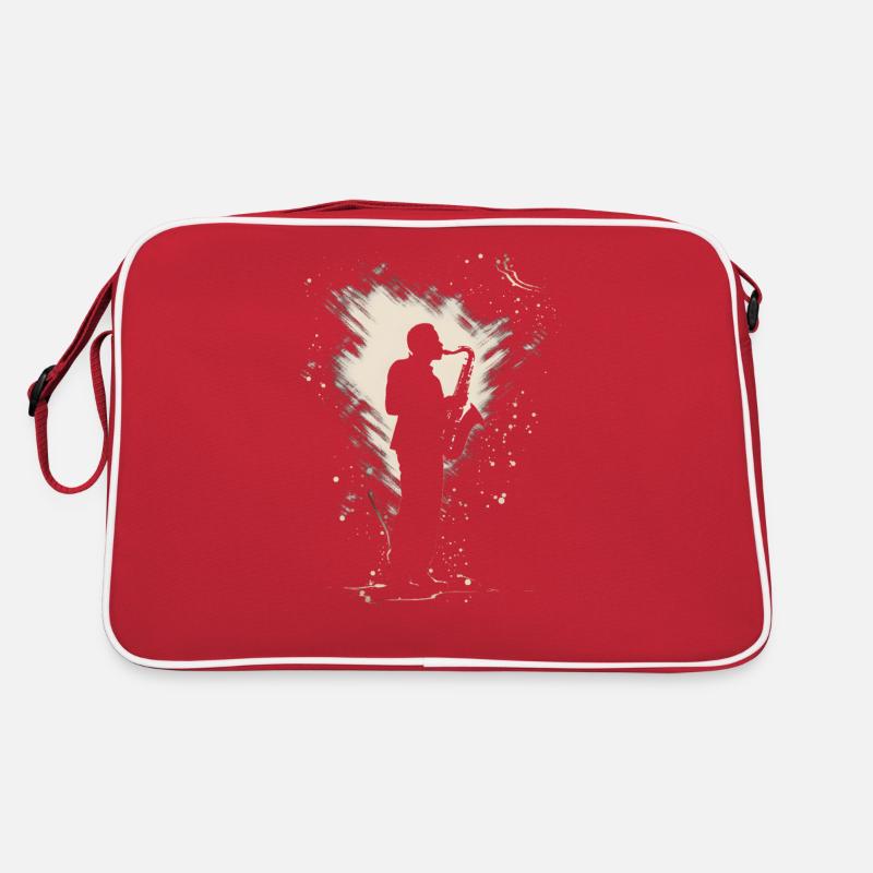 Saxophone Music Retro Bag