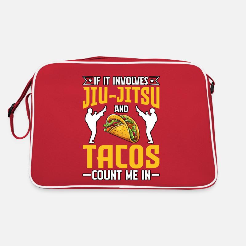 If it involves Jiu-Jitsu and Tacos count me in Retro Tasche