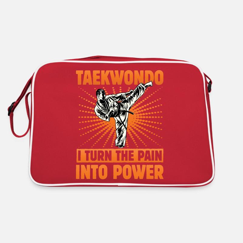 Taekwondo : Je transforme la douleur en puissance Sac Retro