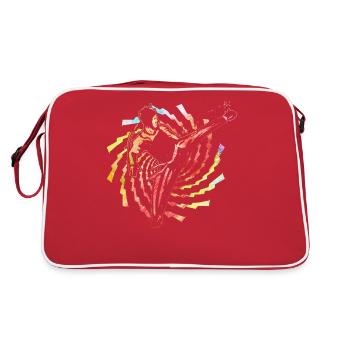 Taekwondo - Sac Retro - rouge/blanc - Dos