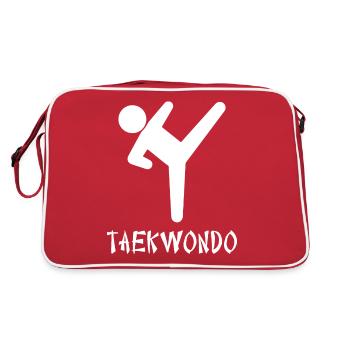Taekwondo - Sac Retro - rouge/blanc - Dos