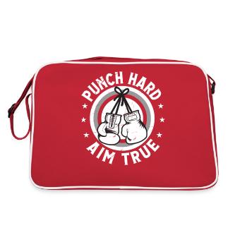 Coup de poing : Hard Viser vrai - Sac Retro - rouge/blanc - Dos