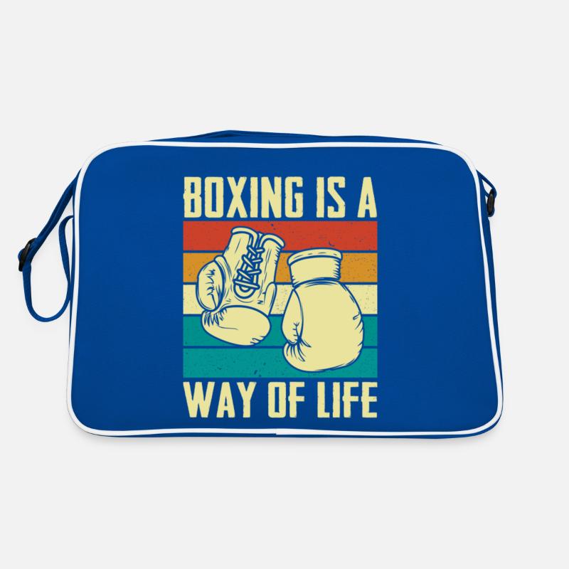 La boxe est un mode de vie Sac Retro