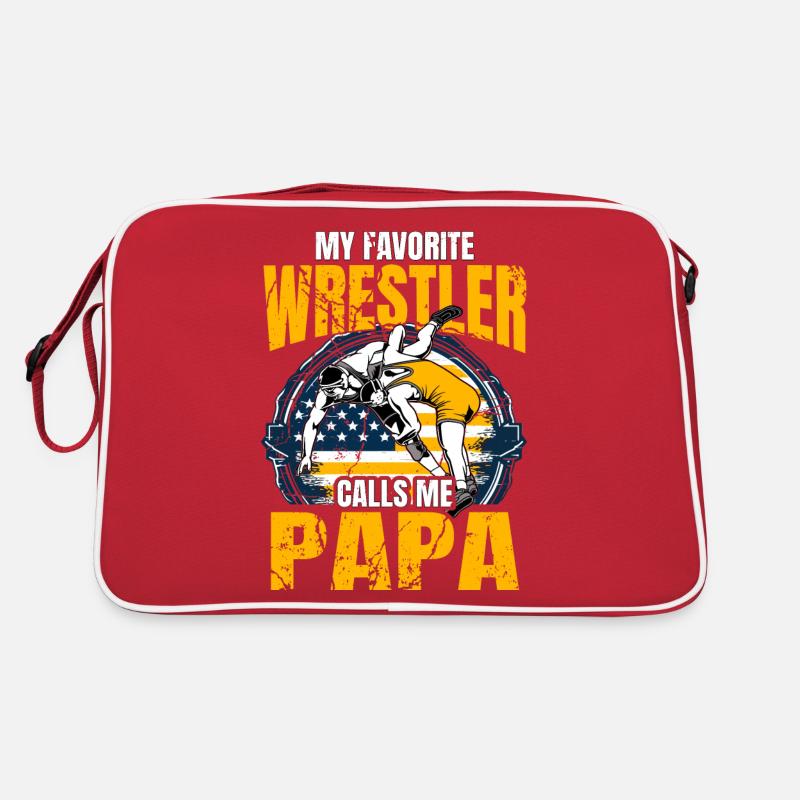 Mon lutteur préféré m’appelle Papa Sac Retro
