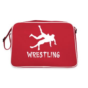 Wrestling - Retro Bag - red/white - Back
