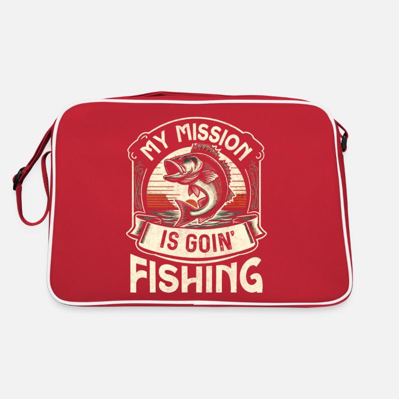 Ma mission est d'aller à la pêche Sac Retro