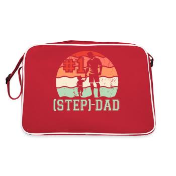 Step Dad - Retro Bag - red/white - Back