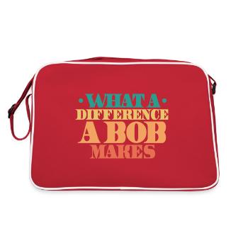 Quelle différence un Bob fait - Sac Retro - rouge/blanc - Dos